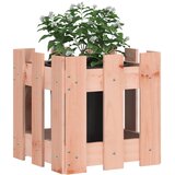  Vrtna sadilica s izgledom ograde 30x30x30 cm masivna duglazije | shoptok.hr