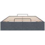  Okvir za krevet bez madraca tamnosivi 120x190 cm baršunasti | shoptok.hr