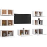 TV ormarići 7 kom bijeli 30,5 x 30 x 60 cm konstruirano drvo | Eponuda.com