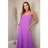 Kesi Włoski Long dress with straps light fillet