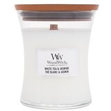 WoodWick Sveća Classic Medium White Tea & Jasmine 92062E Cene