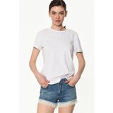 Dewberry Z6330 WOMEN'S JEAN SHORTS-PLAIN BLUE | Shoptok.si