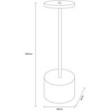 Globo 21019W - LED prigušiva stona lampa POLINA LED/1,2W/3,7V | Eponuda.com