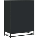 vidaXL Ormarić za cipele crni 75x38x97,5 cm Konstruirano drvo i metal | shoptok.hr
