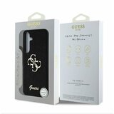 Guess PU Fixed Glitter 4G Metal Logo Zadní Kryt pro Samsung Galaxy S25+ Black Ovitek za telefon Vijolična | Shoptok.si