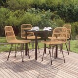  5-dijelni vrtni blagovaonski set od poliratana | shoptok.hr