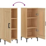 vidaXL Komoda sonoma hrast 34,5x34x90 cm inženirski les | Shoptok.si
