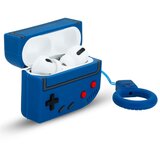 Cadorabo Ohišje, združljiv z Apple - Design Retro Game Blue - Prenosne silikonske slušalke zaščitne pokrov 3D Keychain, (20568465) Cene
