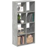 vidaXL Sobna pregrada / regal za knjige sivi 69,5x29x137,5 cm drveni | shoptok.hr