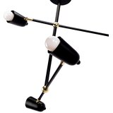 Toolight Stropni luster APP1708-4CP BLACK + GOLD | shoptok.hr