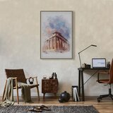  Slika - Painted Parthenon (1 Part) Vertical 80x120 U prirodnom drvenom okviru | shoptok.hr