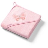 BabyOno ručnik bambus 100x100 cm, Leptir, roza | shoptok.hr