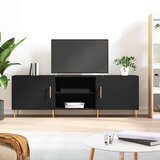 TV ormarić crni 150 x 30 x 50 cm od konstruiranog drva | shoptok.hr