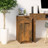 Furnova Omarica za pisalno mizo dimljeni hrast 33,5x50x75 cm konst. les, (21956067) | Shoptok.si