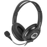Bear 2, Stereo Headset with Volume Control, 3.5mm Stereo, Black - NSL-1178