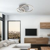 BRILO LED prigušiva plafonska svetiljka LED/26W/230V 3000K mat hrom | Eponuda.com