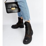 Gemre Waldeck Women's Black Lace-Up Ankle Boots with Cutouts | ePonuda.com