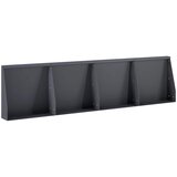  Zid za zadržavanje 4 kom. 40 x 12 x 40 cm Čelik Antracit | shoptok.hr