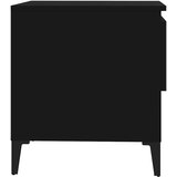  Bočni stolić crni 50 x 46 x 50 cm od konstruiranog drva | shoptok.hr