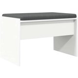  Klupa za hodnik s jastukom Bijelo 60 x 38 x 46 cm | shoptok.hr