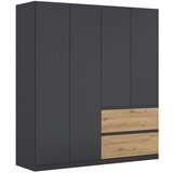 Rauch Möbel omara s klasičnimi vrati, siva, hrast artisan | Shoptok.si