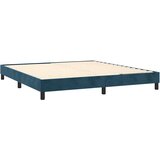  box spring s madracem LED tamnoplavi 180x200 cm baršun | shoptok.hr