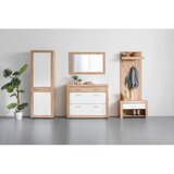 Mömax Garderobna Omara Malta, Bela, Barva Hrasta | Shoptok.si