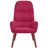  Opuštajuća fotelja od baršuna boje vino crvene | Shoptok.si