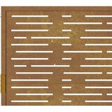  Vrtna vrata 100x125 cm od korten čelika, kvadratni dizajn | shoptok.hr