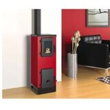 Alfa_Plam Peć na čvrsto gorivo Vulkan S, ECO, crveni | ePonuda.com