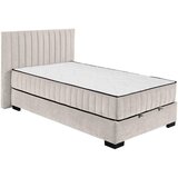 MID.YOU POSTELJA Z VZMETNICO 120 cm x 200 cm , tekstil, leseni material bež | Shoptok.si