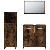  3-dijelni set kupaonskog namještaja boja hrasta drveni | shoptok.hr