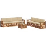  Set vanjskih sofa 9 kom. Prirodna i bež | shoptok.hr
