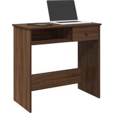 vidaXL Radni stol boja smeđeg hrast 80x40x75 cm od konstruiranog drvo Cijene