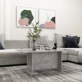  Stolić za kavu siva boja betona 103,5 x 60 x 40 cm od iverice | shoptok.hr