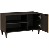 TV ormar Crna i zlatna 80 x 33 x 46 cm Konstruirano drvo | shoptok.hr