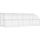  Kućica za pse s pohranom 3 pcs Srebrno 6 x 2 x 2 m Čelik | shoptok.hr