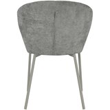 P & B STOL, les, kovina, tekstil siva | Shoptok.si