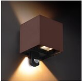 Brilagi LED spoljno zidno svetlo sa senzorom CUBE LED/6W/230V braon IP65 Cene