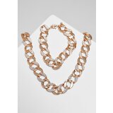 Urban Classics basic set of necklace and bracelet - gold colors Cene