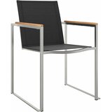  Vrtni set za objed 5 pcs Masivni teak drvo i nehrđajući čelik | shoptok.hr
