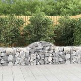  Lučne gabionske košare 12 kom 200x50x60/80 cm pocinčano željezo | shoptok.hr