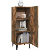  Komoda boja dimljenog hrasta 34 5x34x90 cm konstruirano drvo | shoptok.hr