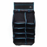 Viseći organizator šatora s 10 džepova Crna 40,5 x 25 x 80 cm | shoptok.hr