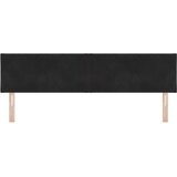  LED glava kreveta Crna 180 cm Baršun | shoptok.hr