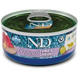 N&d Natural Cat tuna in kozice 70 g konzerva Cene