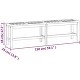  Vrtna klupa 150 cm od masivnog bagremovog drva | shoptok.hr
