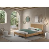 Vipack Zakonska postelja iz masivnega hrasta brez letvenega dna 160x200 cm v naravni barvi Olive Rope – | Shoptok.si