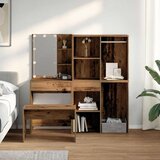  Toaletni stolić s LED-om izrađenim od starog drva | shoptok.hr