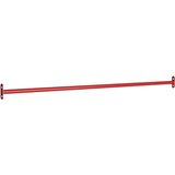 The Living Store Telovadni drog 125 cm jeklen rdeč - Telovadni Drog, (21551922) | Shoptok.si